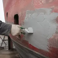 Ремонт корпуса судна с использованием антикоррозионной шпаклевки