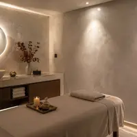 SPA-зона со стенами из венецианской штукатурки с защитным покрытием